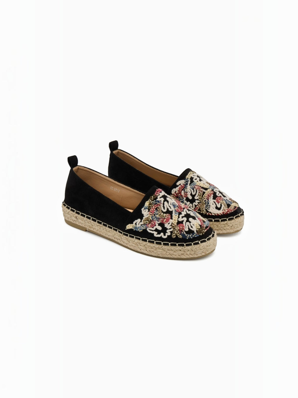 Espadrilles en daim avec broderie multicolore BELLE WOMEN