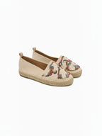 Espadrilles en daim avec broderie multicolore BELLE WOMEN