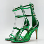Sandales à brides fines talon aiguille STEPHAN PARIS - Chaussures - STEPHAN PARIS