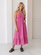 Robe longue gaze de coton ESTEE BROWN