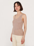 Débardeur Lurex Col V ATTRAIT PARIS
