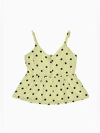 Top à Pois Peplum Col V ATTRAIT PARIS