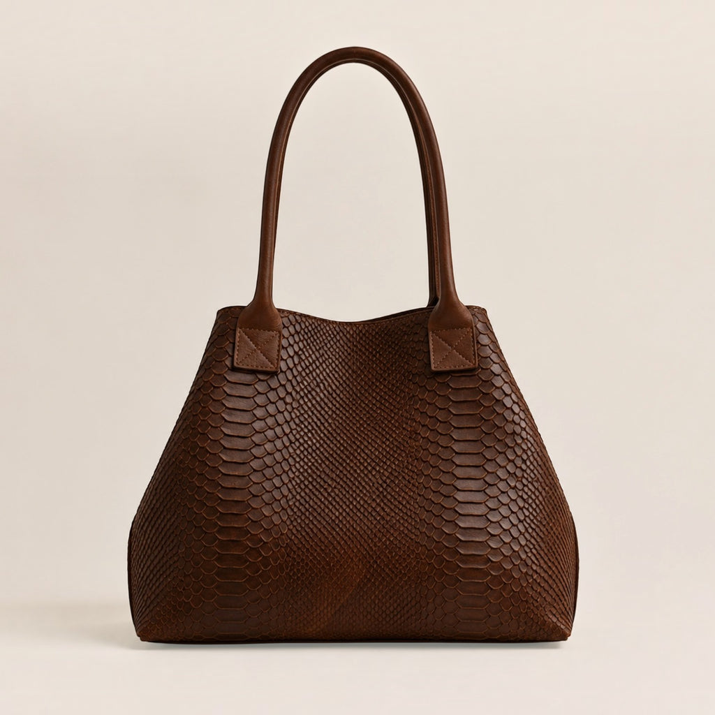 Sac à main Lola imprimé python ZEEN