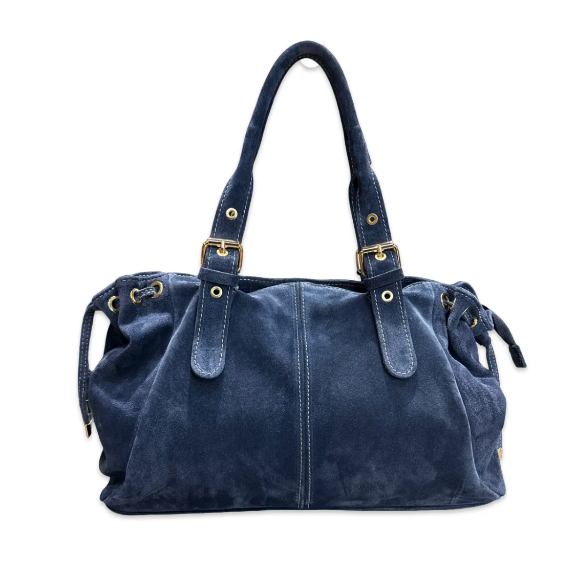 Sac Cuir Suédé format A4  Lacets Large LOUISA LEE