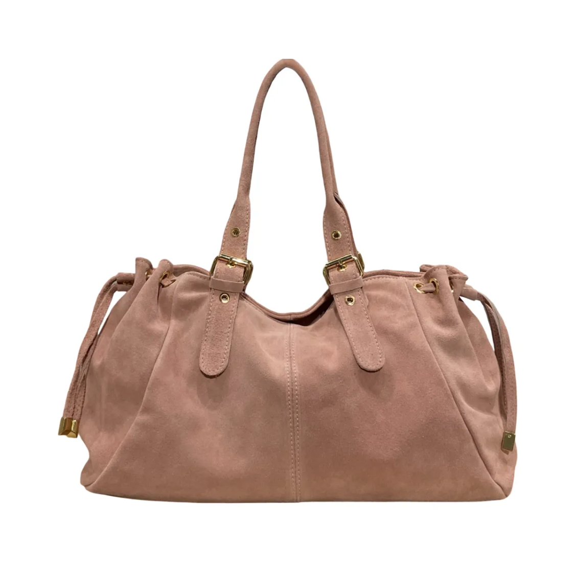 Sac Cuir Suédé format A4  Lacets Large LOUISA LEE