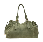 Sac Cuir Suédé format A4  Lacets Large LOUISA LEE