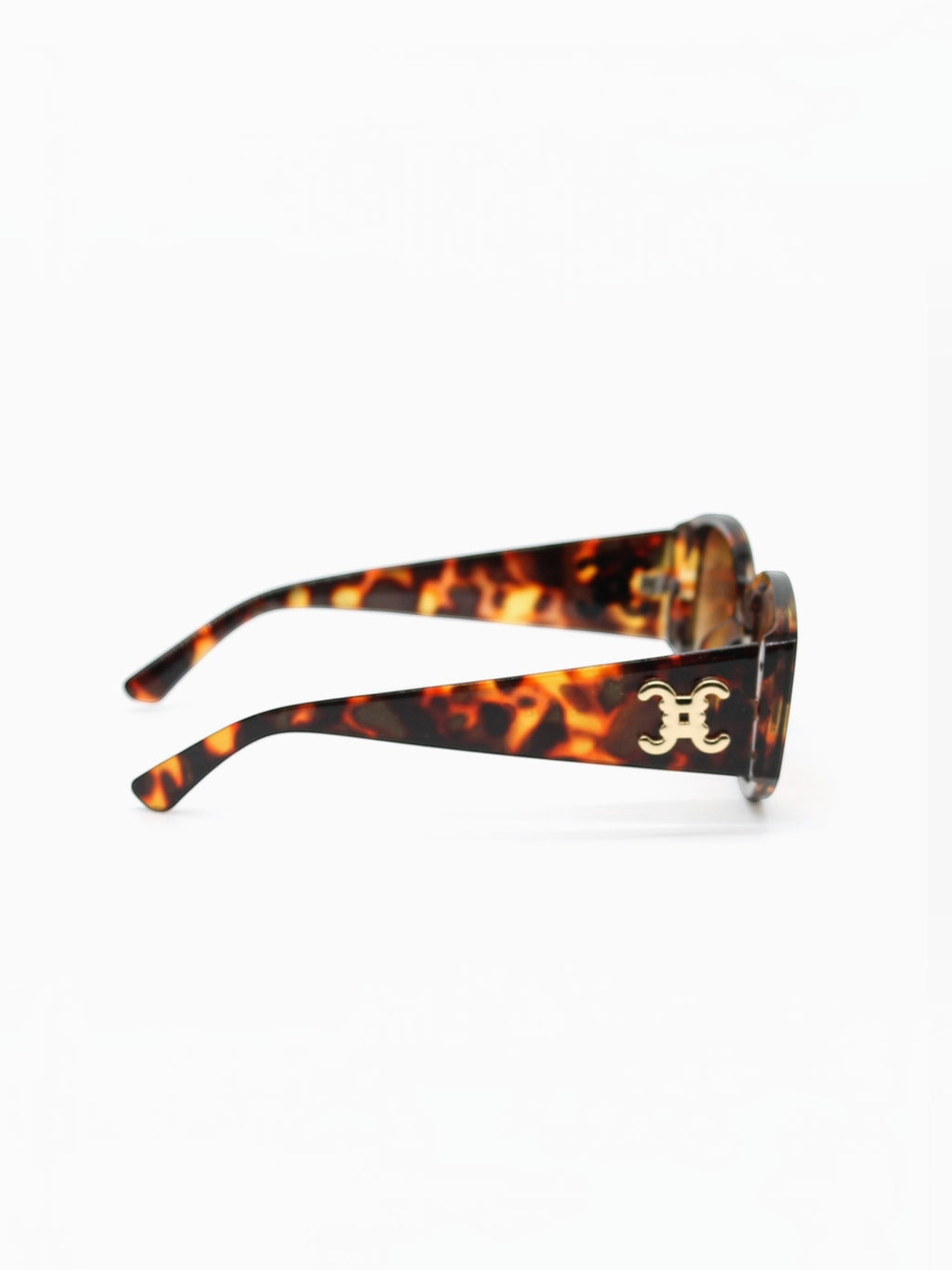 Lunettes de soleil rectangulaires logo métallique VIMODA