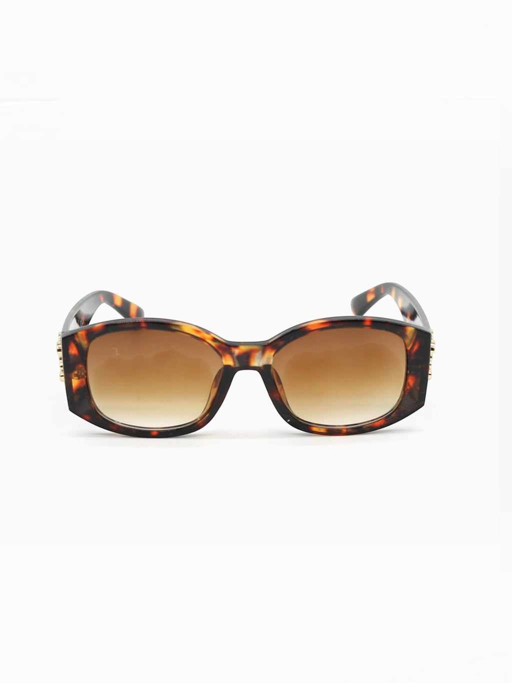 Lunettes de soleil rectangulaires logo métallique VIMODA