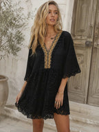 Robe courte en dentelle MISS CHARM