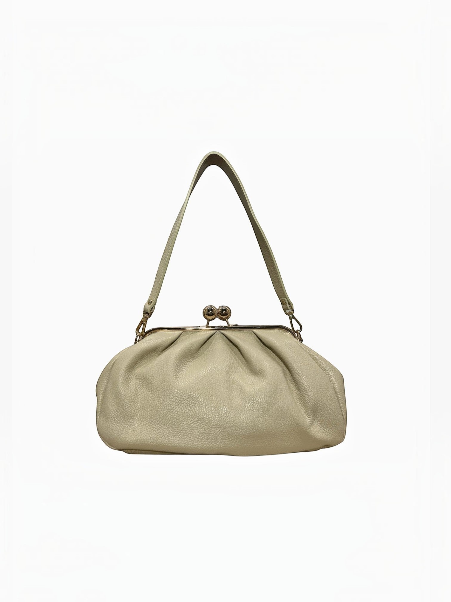 Sac bourse en cuir fermoir clic-clac Meloro M LOUISA LEE