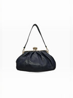 Sac bourse en cuir fermoir clic-clac Meloro M LOUISA LEE