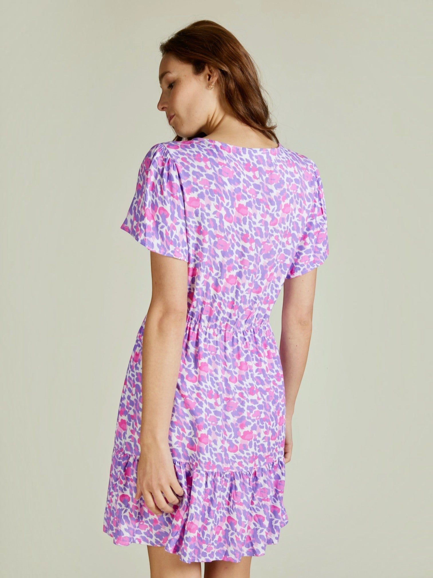 Robe courte fleurie SAMMY ANDY & LUCY