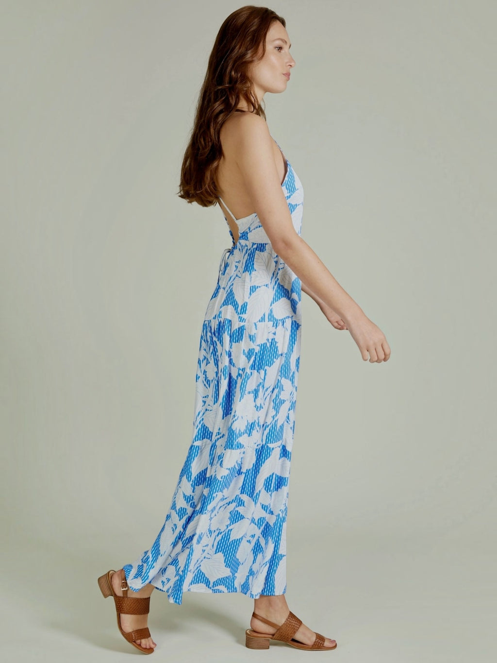 Robe longue resort imprimé fleuri ANKOR ANDY & LUCY