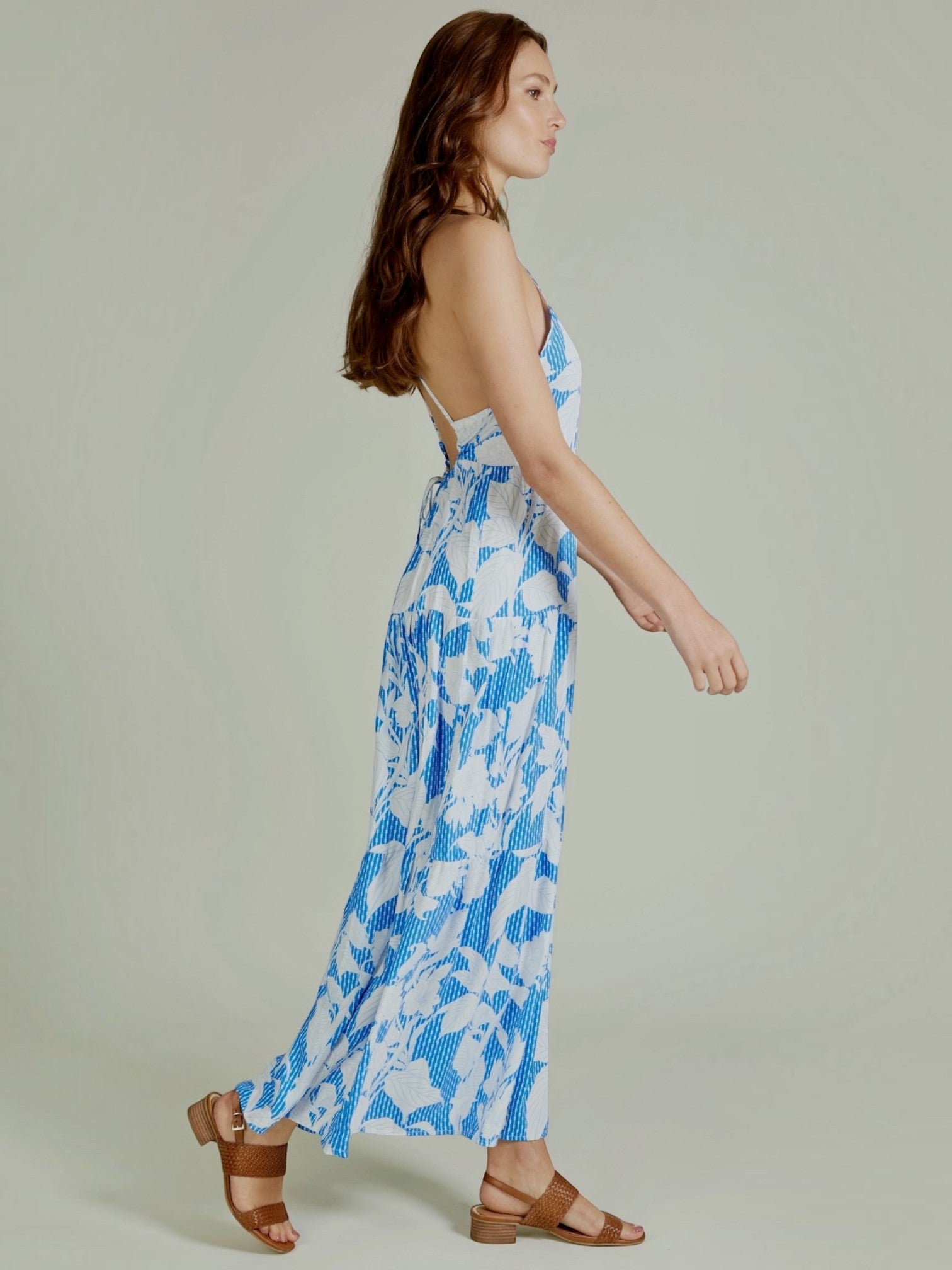Robe longue resort imprimé fleuri ANKOR ANDY & LUCY