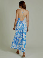 Robe longue resort imprimé fleuri ANKOR ANDY & LUCY
