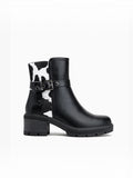 Bottines Femme à Motif Vache LADY GLORY