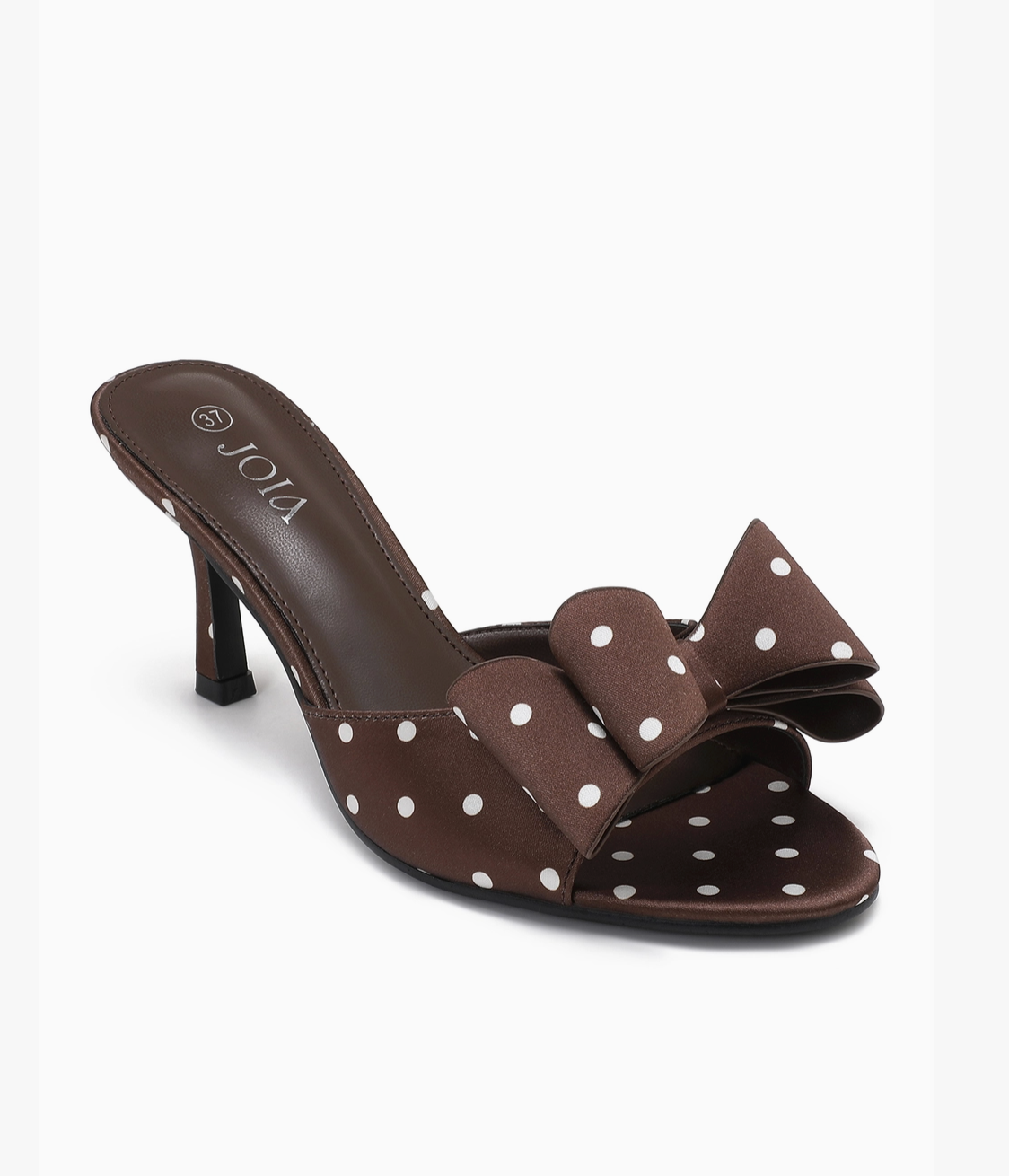 Mules à Talon Nœud Chic