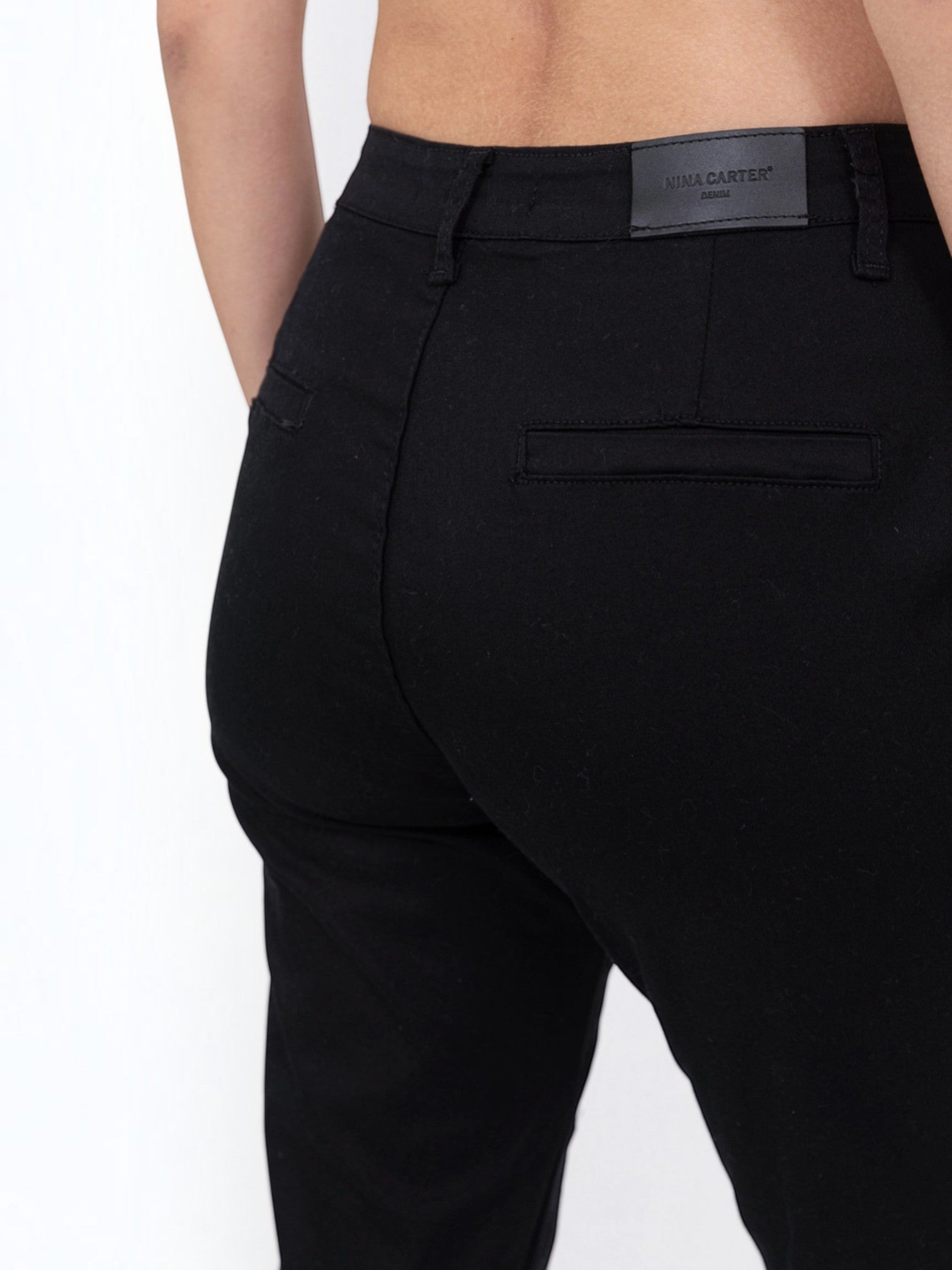 Pantalon Chino Stretch Taille Haute NINA CARTER