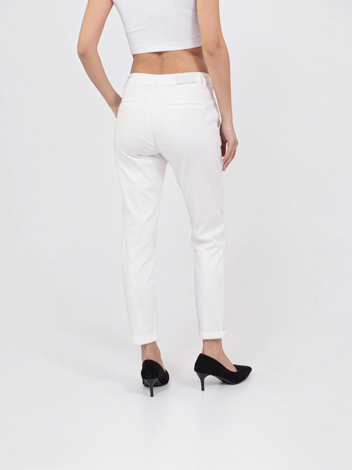 Pantalon Chino Stretch Taille Haute NINA CARTER