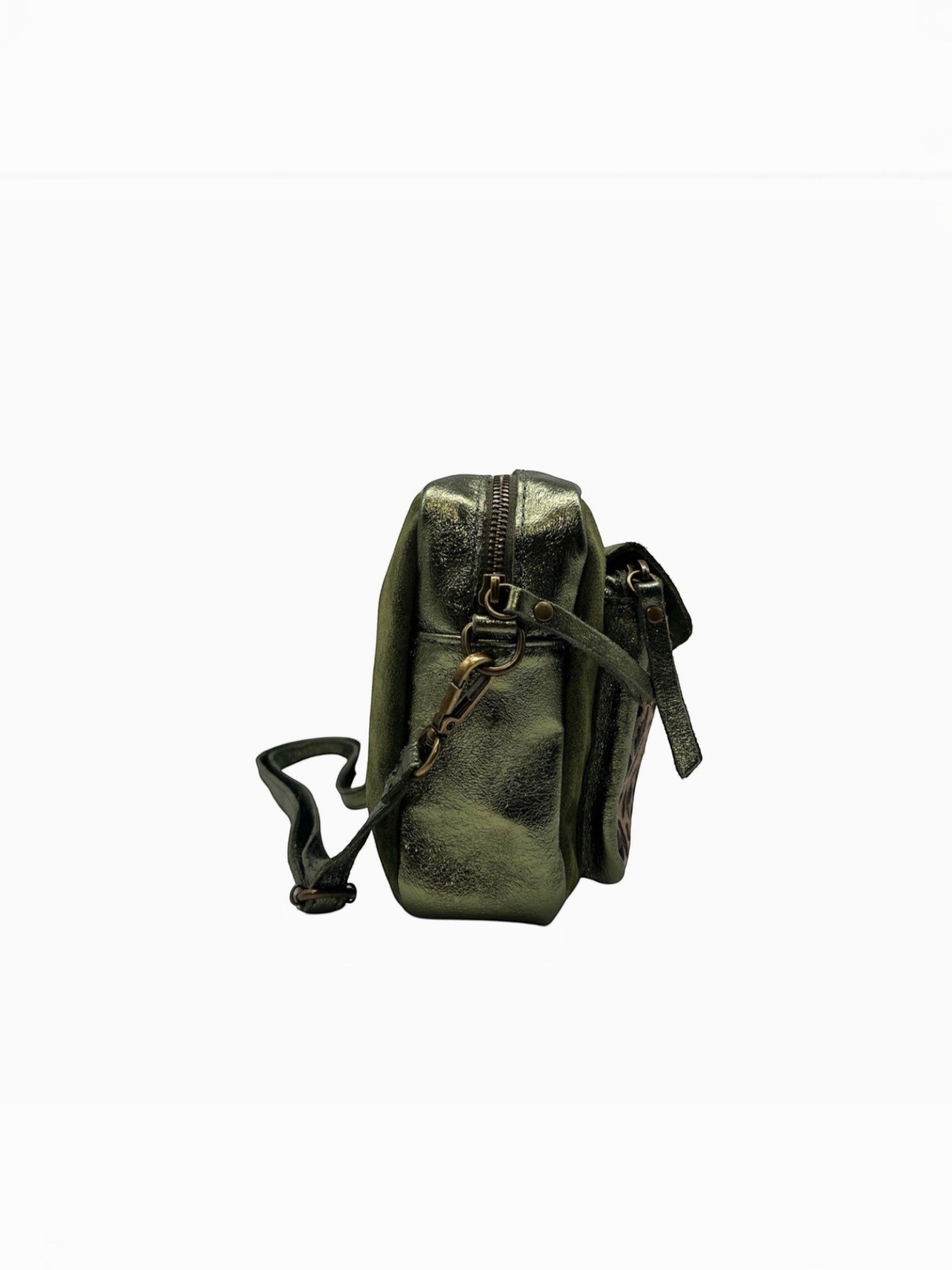 Sac Bandoulière Cuir Irisé Nuria LOUISA LEE