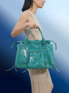 Sac cuir vachette gloss Capucine L 41 cm LOUISA LEE