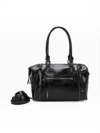 Sac cabas zippé format A4 bandoulière amovible INES DELAURE