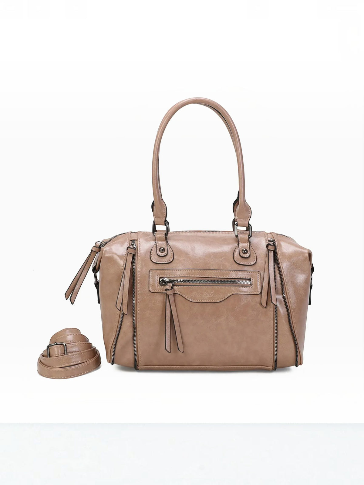 Sac cabas zippé format A4 bandoulière amovible INES DELAURE