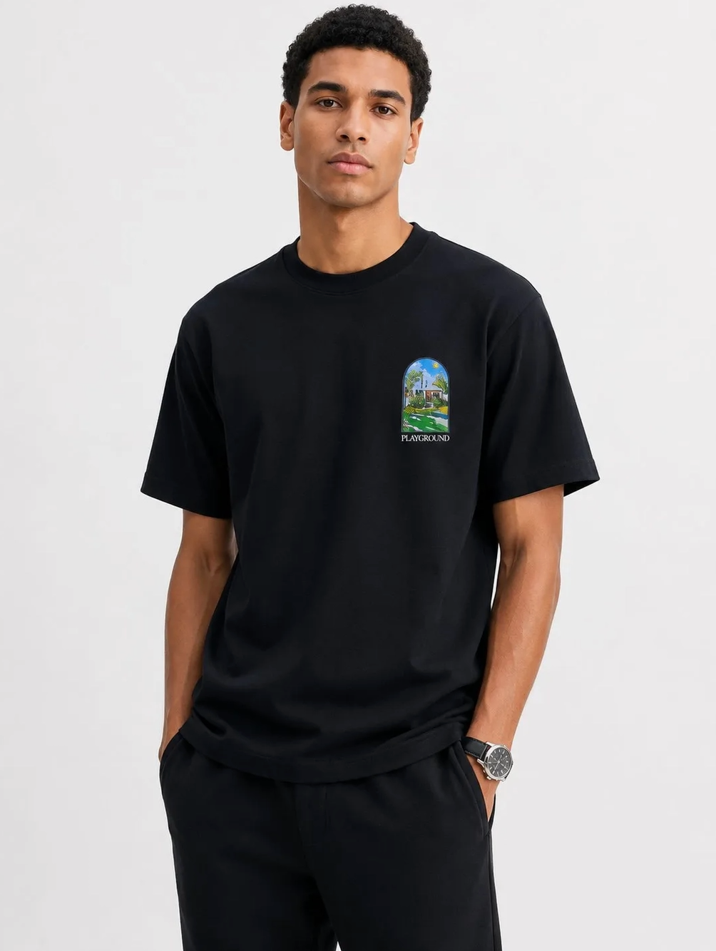 T-shirt à manches courtes imprimé FIVE EVER
