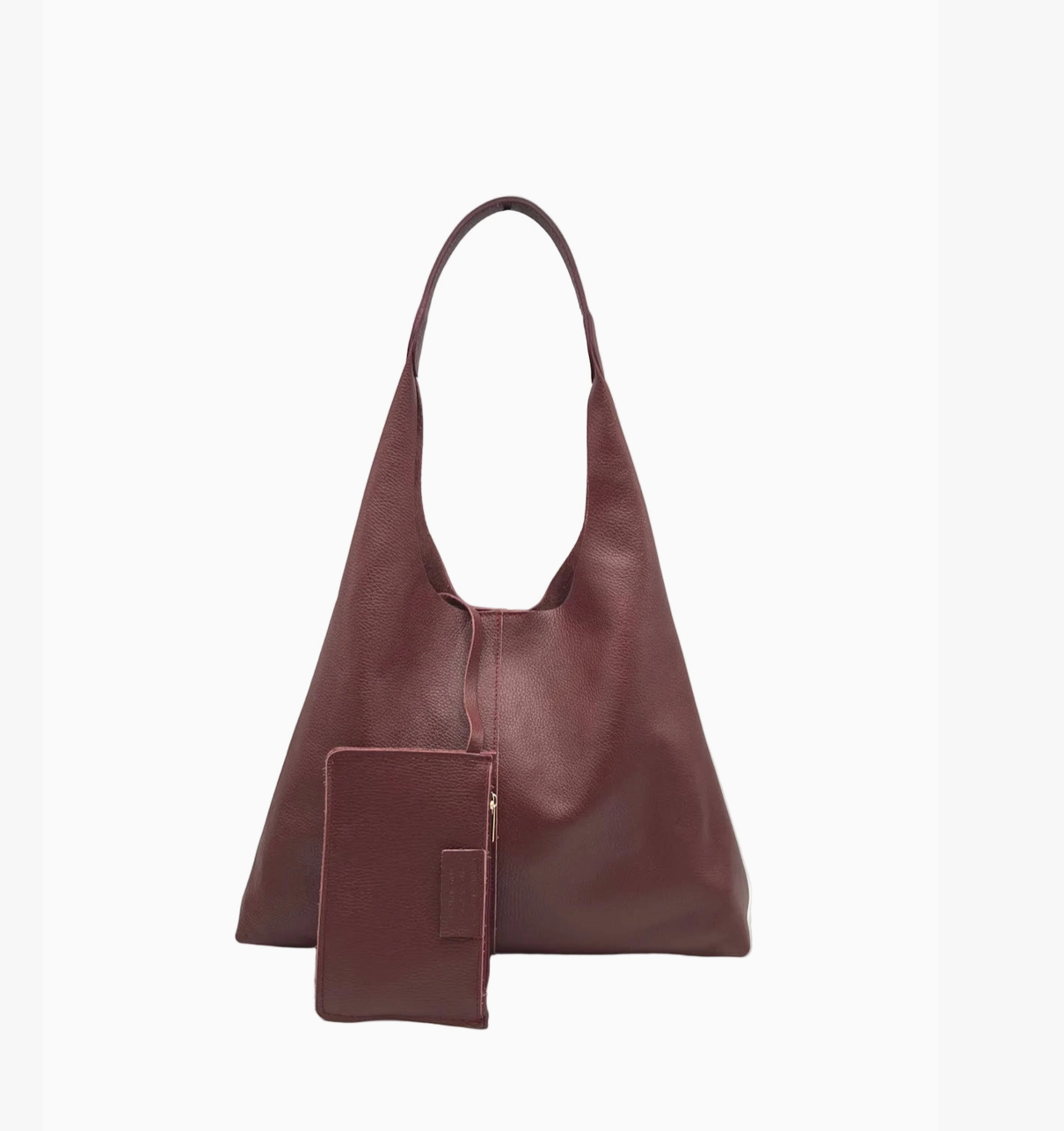 Sac Hobo Femme Cuir Véritable SUIE VALENTINI