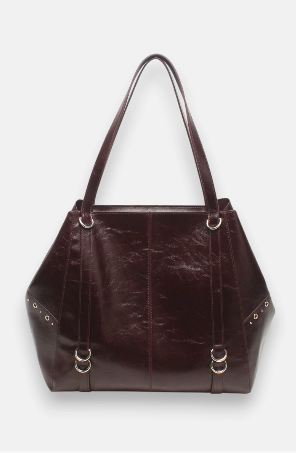 Grand sac cabas ajouré zippé à détails dorés BESTINI