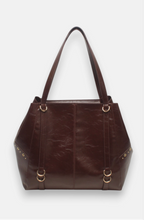 Grand sac cabas ajouré zippé à détails dorés BESTINI