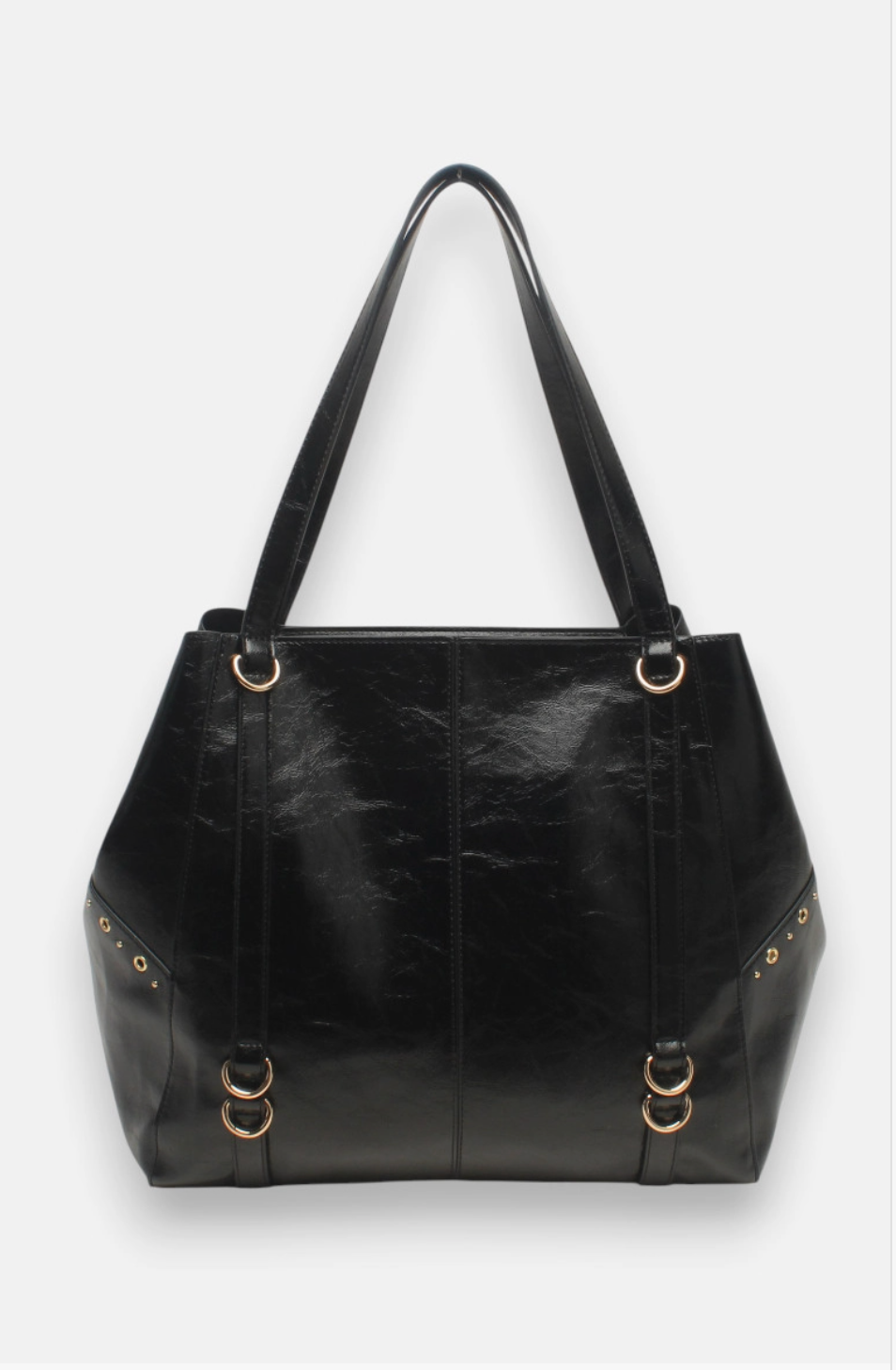 Grand sac cabas ajouré zippé à détails dorés BESTINI