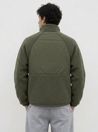 Polaire homme bi-matière à col montant KZR