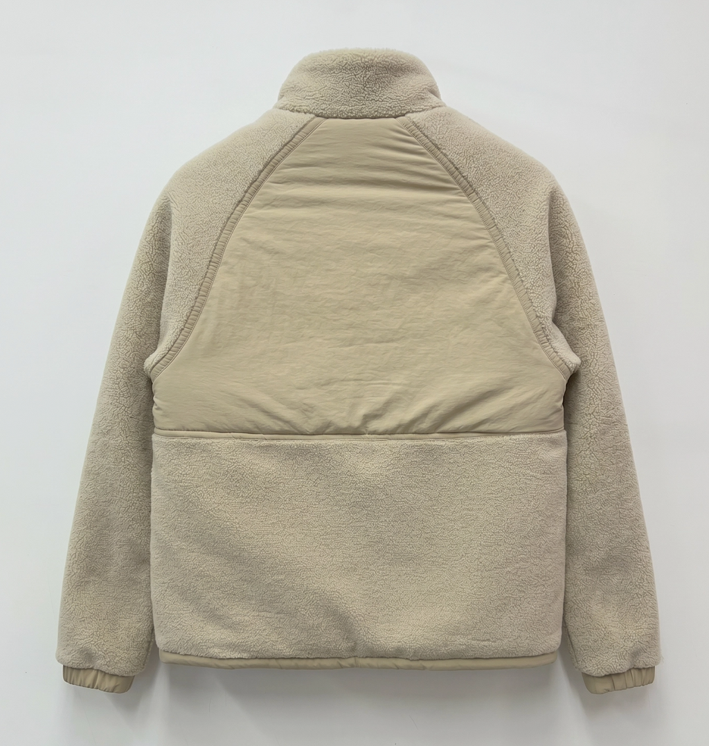 Polaire homme bi-matière à col montant KZR