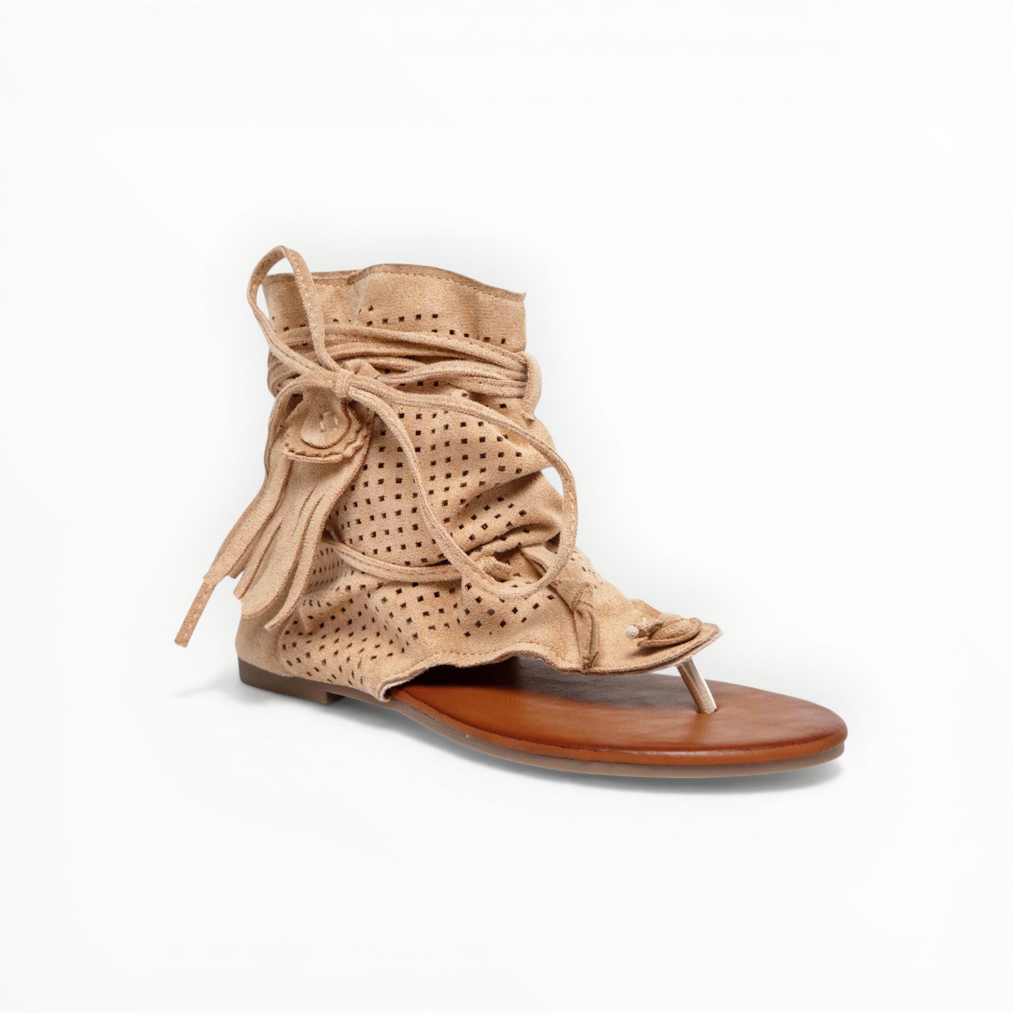 Sandales Bohème à Franges -Lady Glory - Chaussures Femme - LADY GLORY