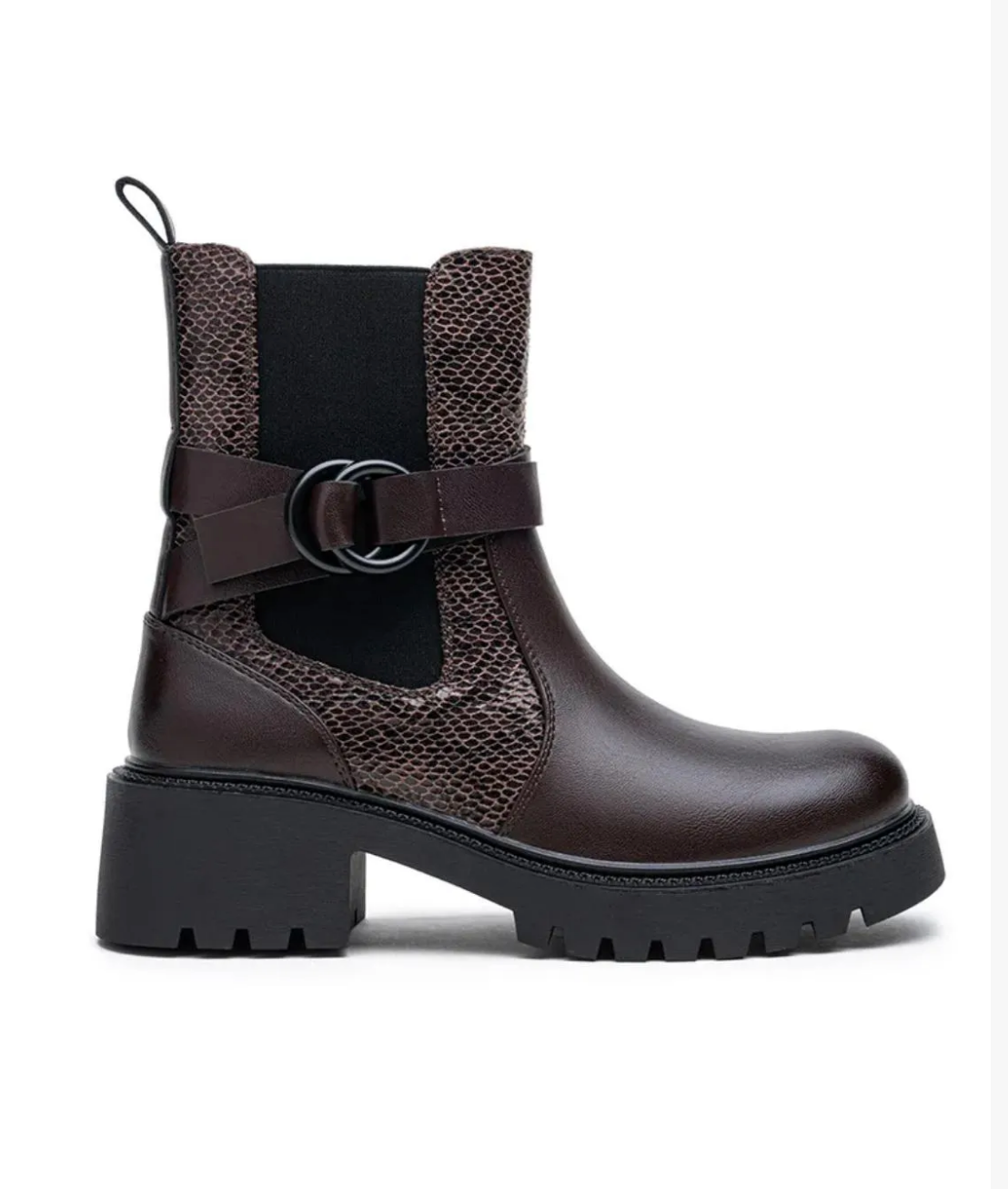 Bottines Chelsea Rock & Texture Reptile Lady Glory