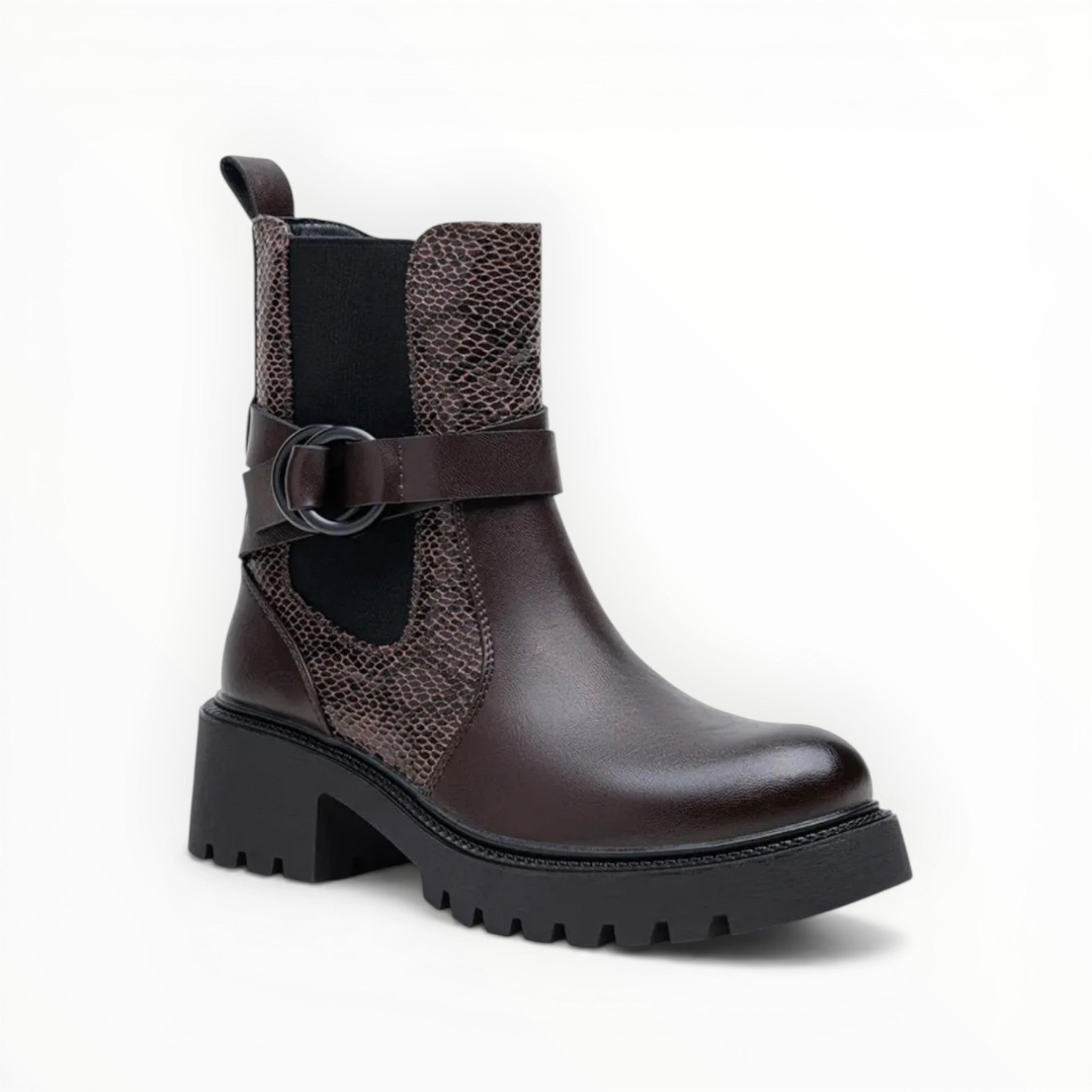 Bottines Chelsea Rock & Texture Reptile Lady Glory - Chaussures Femme - LADY GLORY