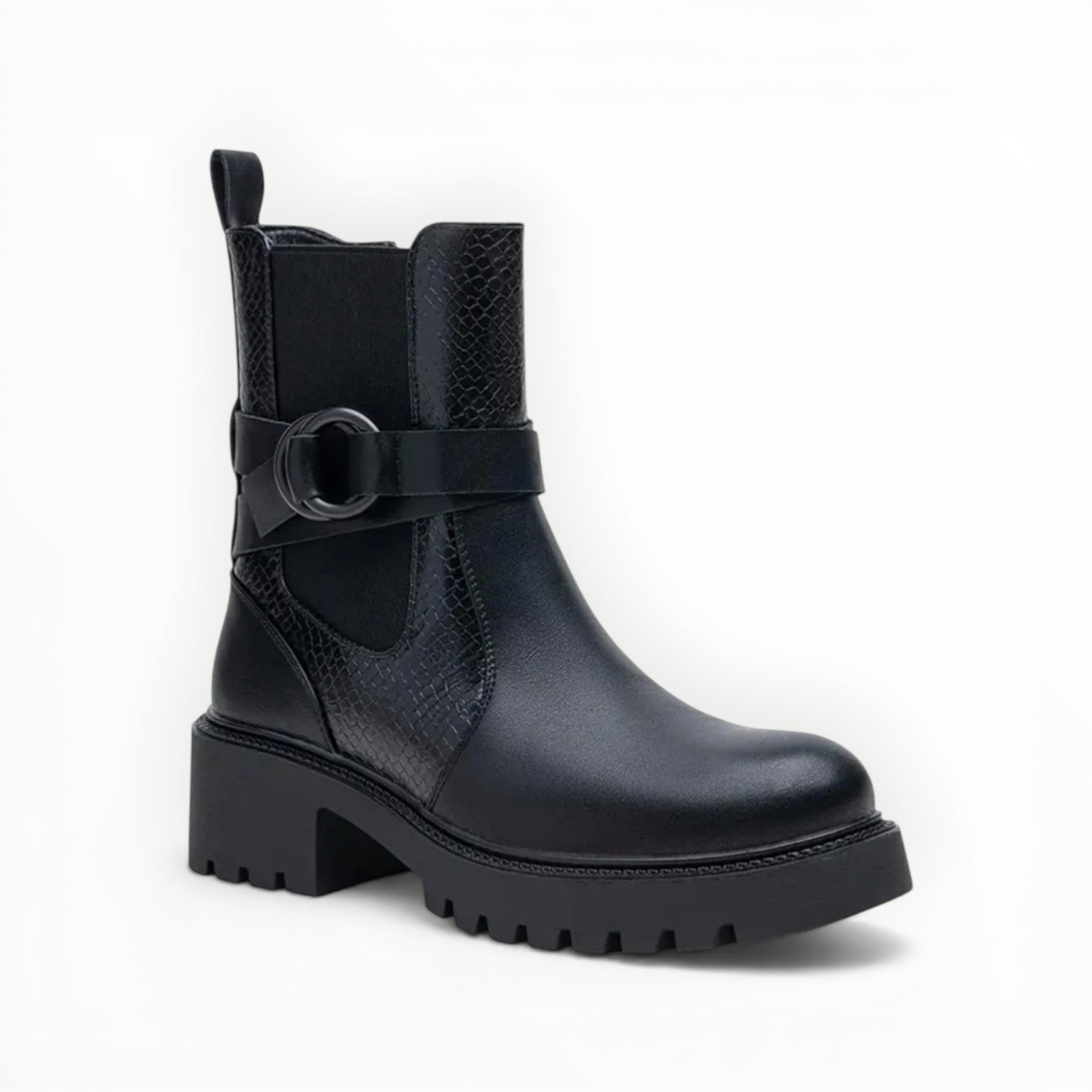 Bottines Chelsea Rock & Texture Reptile Lady Glory - Chaussures Femme - LADY GLORY