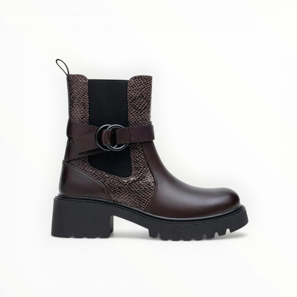 Bottines Chelsea Rock & Texture Reptile Lady Glory - Chaussures Femme - LADY GLORY