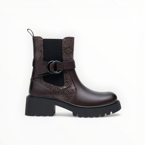 Bottines Chelsea Rock & Texture Reptile Lady Glory