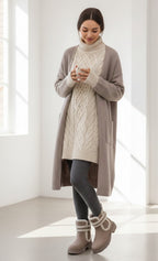 Bottine Fourrée Hiver Suédine LADY GLORY - Chaussures Femme - LADY GLORY