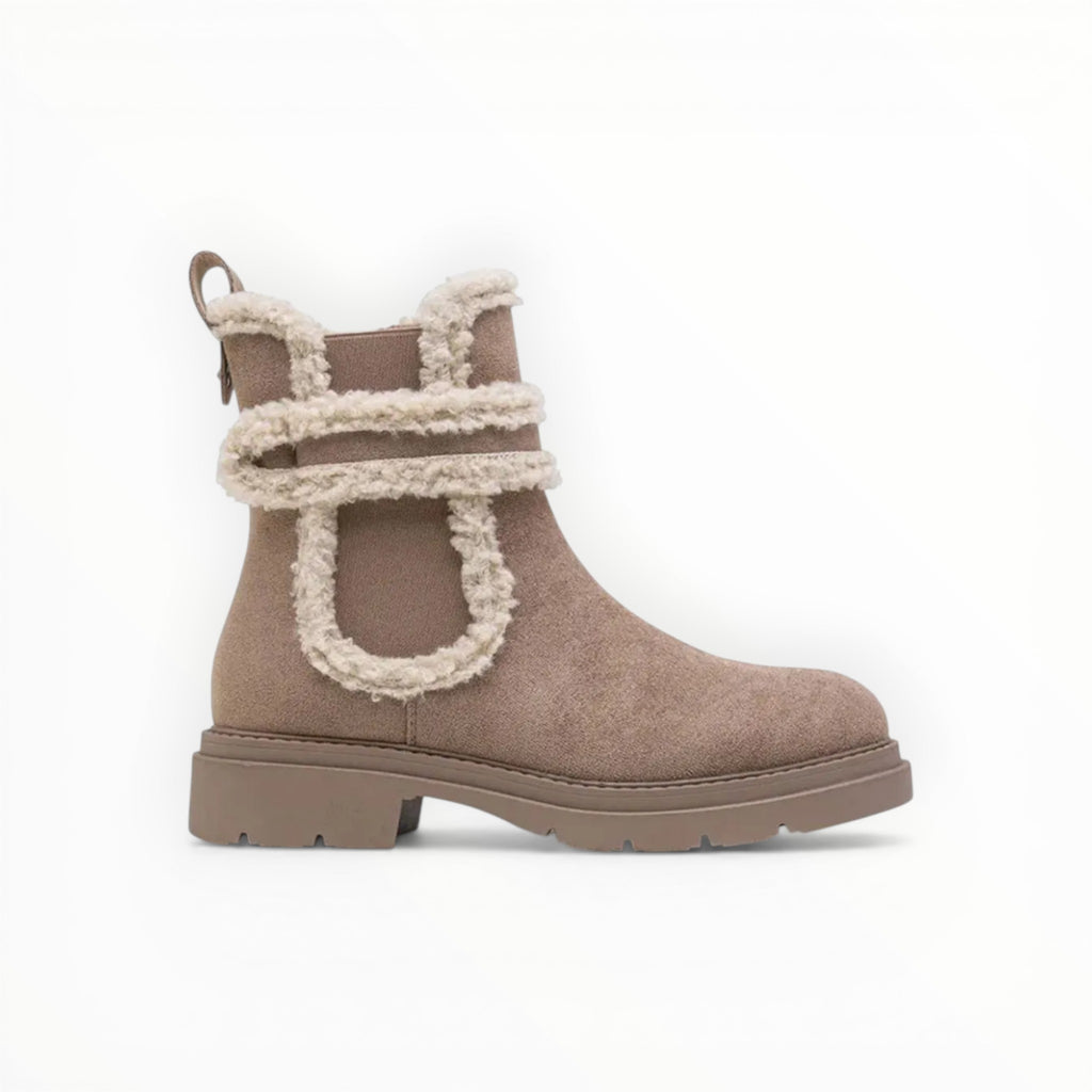 Bottine Fourrée Hiver Suédine LADY GLORY - Chaussures Femme - LADY GLORY
