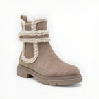 Bottine Fourrée Hiver Suédine LADY GLORY - Chaussures Femme - LADY GLORY