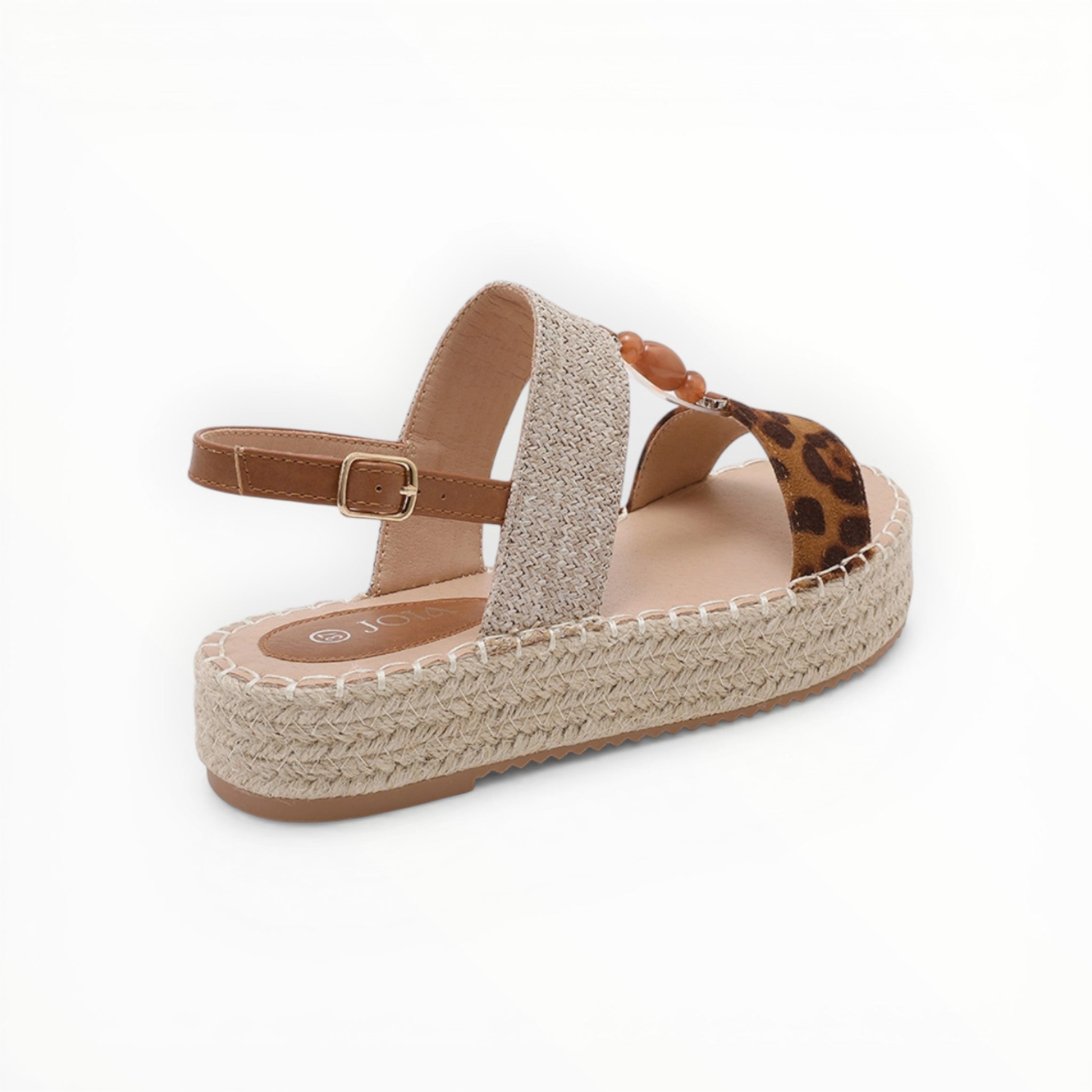 Espadrille Plateforme Perles & Brides - Joia Paris - Chaussures Femme - JOIA