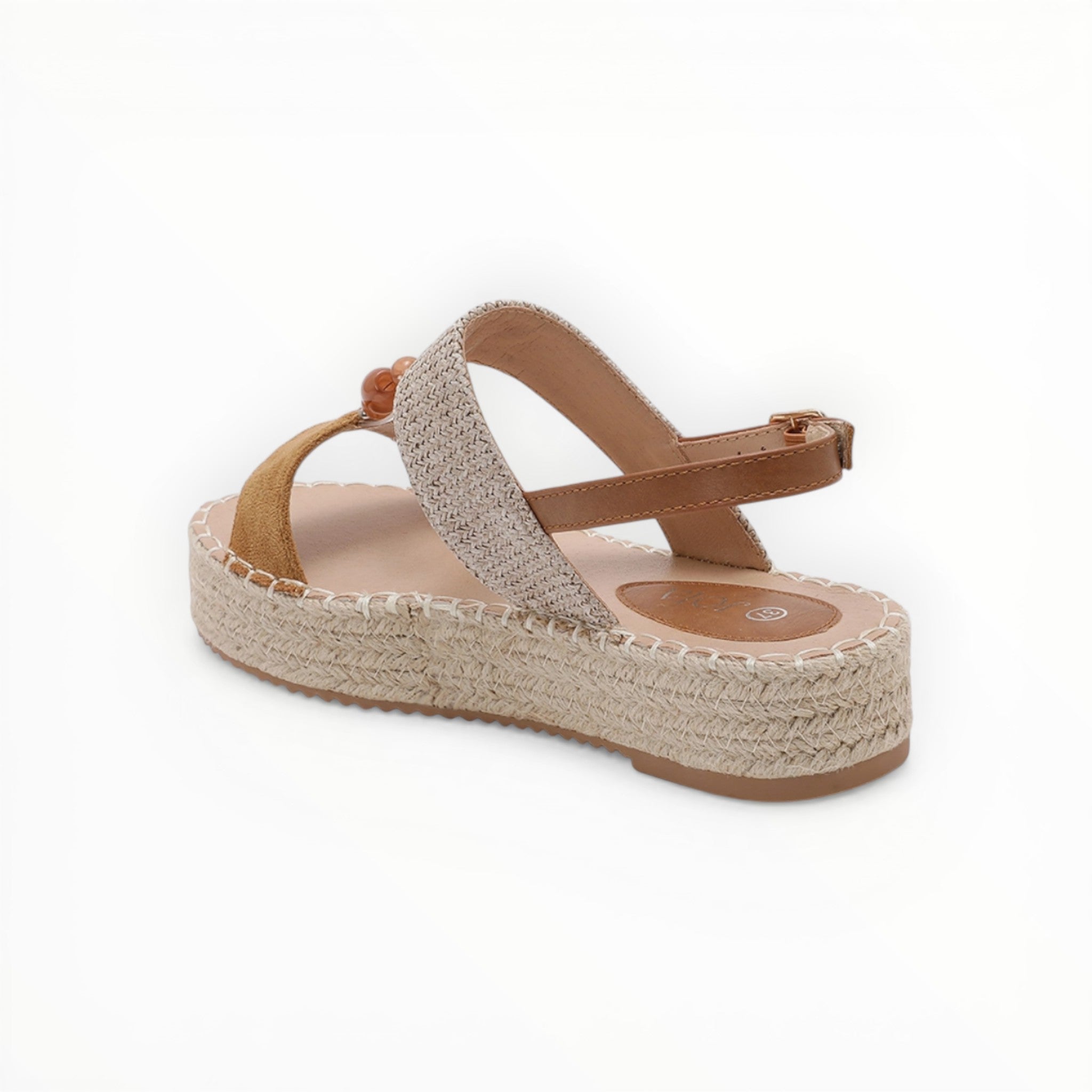 Espadrille Plateforme Perles & Brides - Joia Paris - Chaussures Femme - JOIA