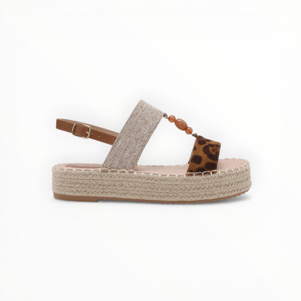 Espadrille Plateforme Perles & Brides - Joia Paris - Chaussures Femme - JOIA