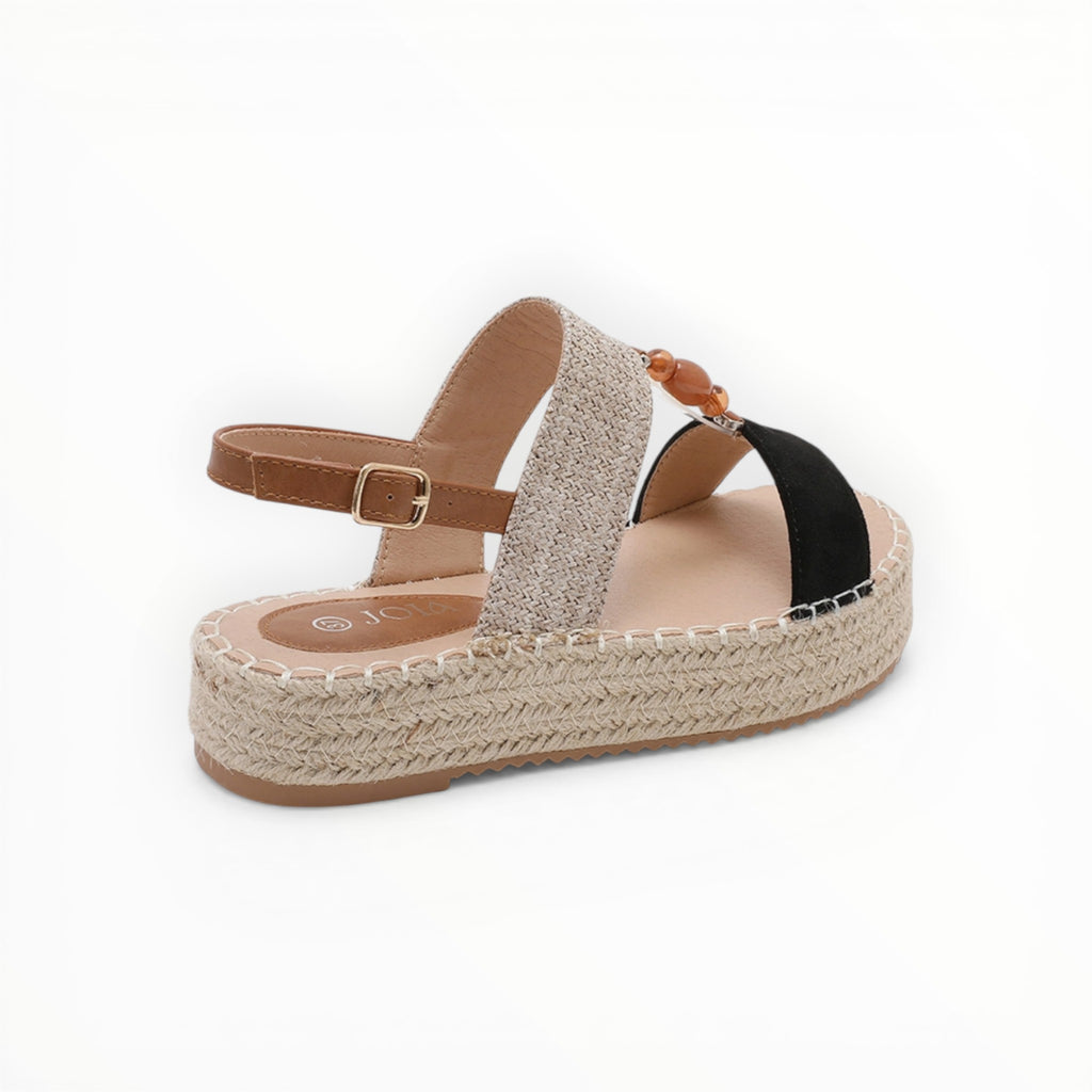 Espadrille Plateforme Perles & Brides - Joia Paris - Chaussures Femme - JOIA