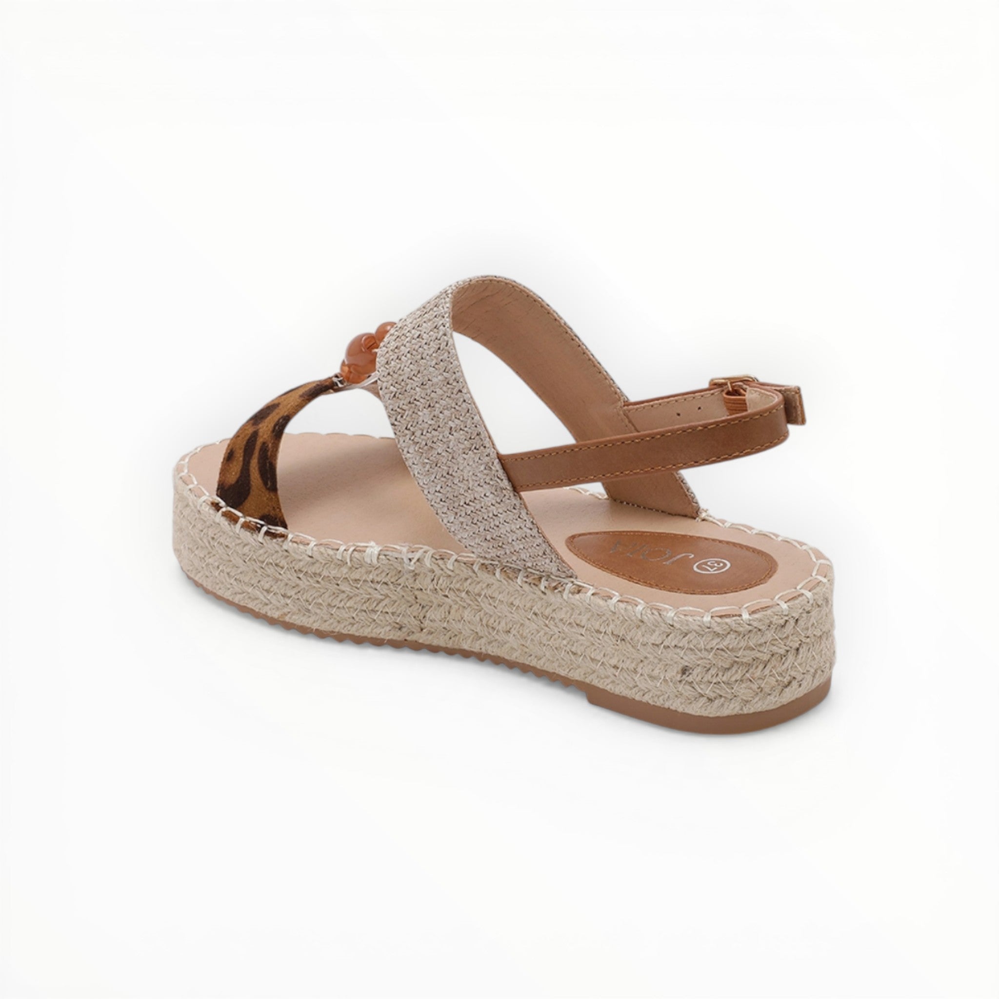 Espadrille Plateforme Perles & Brides - Joia Paris - Chaussures Femme - JOIA