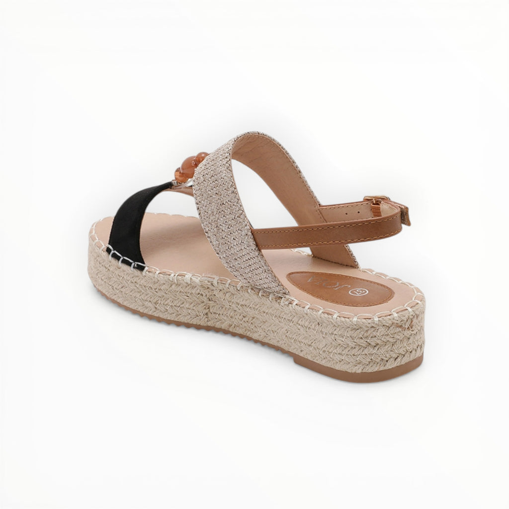 Espadrille Plateforme Perles & Brides - Joia Paris - Chaussures Femme - JOIA