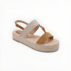 Espadrille Plateforme Perles & Brides - Joia Paris - Chaussures Femme - JOIA